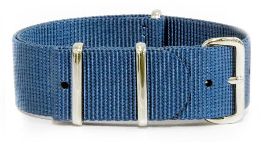 NATO nylon strap · 22mm / Teal / Nylon / 280mm / Stainless Steel