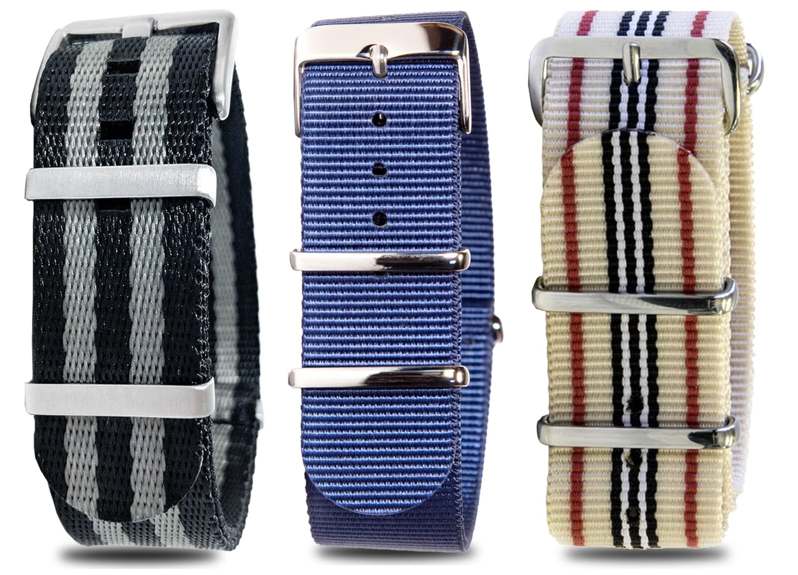 Beige Stripes Black