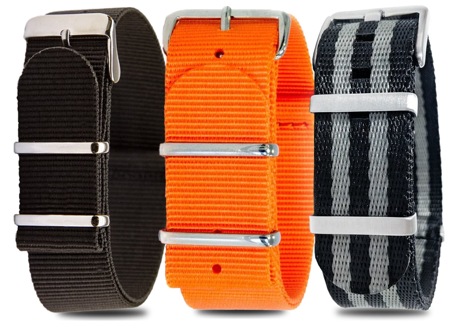 Vibrant Orange Black